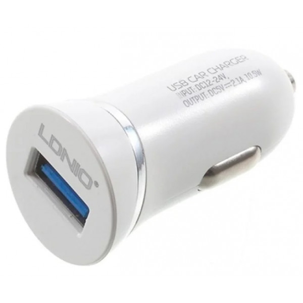 Автомобильная зарядка LDNIO DL-C12 + Micro USB